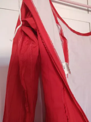 Traje de flamenca rojo