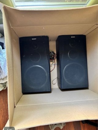 Altavoces Sony Negros
