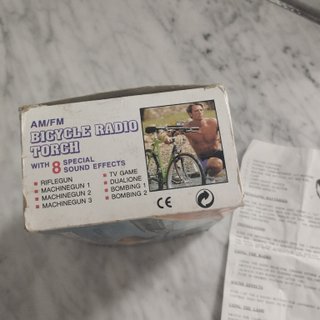 Fortuna Emotions Radio Linterna Bicicleta Años 80