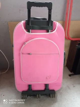 Gran maleta de viaje con ruedas