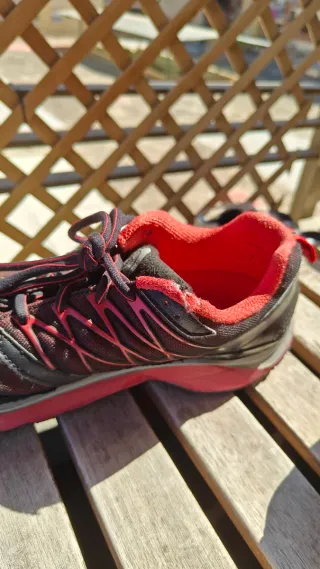 Zapatos Trekking The North Face Negros/Rojos