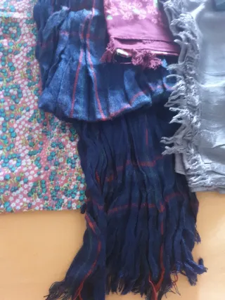 Set di sciarpe stampate