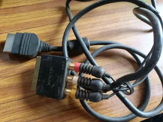 Xbox Clásica Cable AV Negro