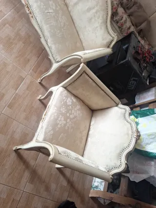 Set di poltrona e divani in tessuto