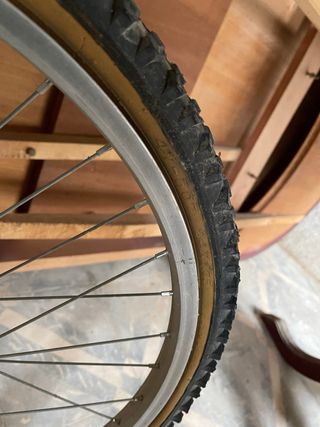 Bicicleta Montaña Morada y Verde