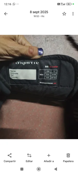 Equipo de kitesurf en muy buen estado Urge vender.