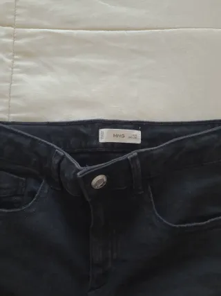 Pantalones vaqueros cortos Mango Kids negros