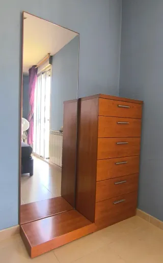 Dormitorio completo madera