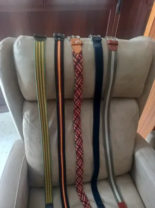 Lote 5 Cinturones Caballero