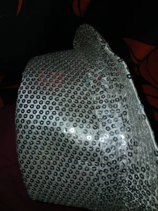 Cappello Argento Paillettes universale