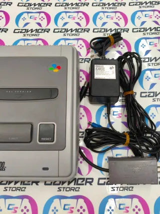 Console SNES PAL Grigia