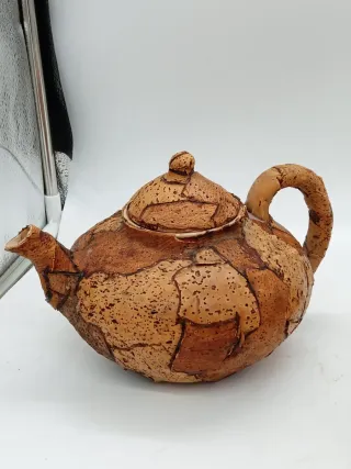 Servizio Tè Ceramica e Sughero Sardo 6 Tazze