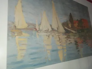"Regata en Argenteuil" (1872) de Claude Monet.