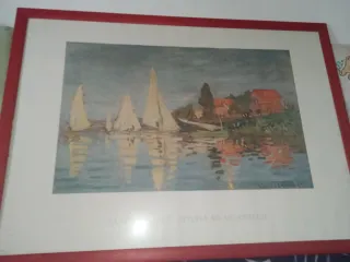 "Regata en Argenteuil" (1872) de Claude Monet.