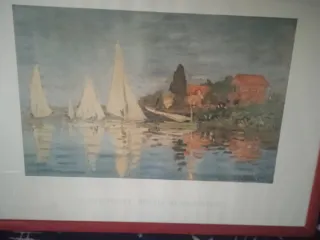 "Regata en Argenteuil" (1872) de Claude Monet.