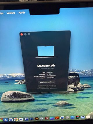 MacBook Air M4 256GB SSD Gris Espacial