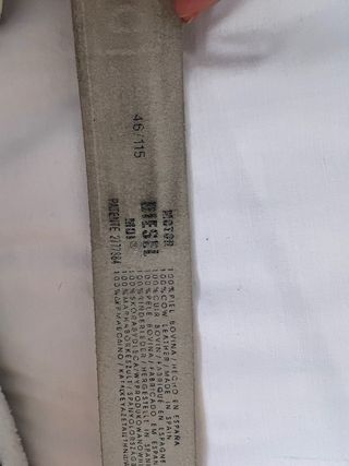 Cinturón Diesel Hombre Vintage crema