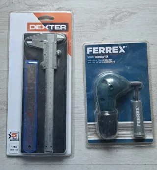 Calibro Dexter + Adattatore Trapano Ferrex