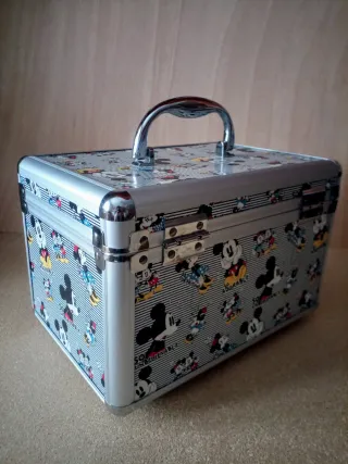 Cofre, maletín, neceser Mickey y Minnie sin usar