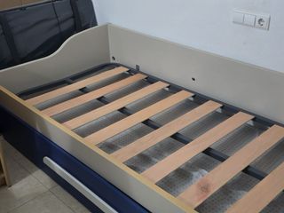 Cama nido juvenil madera y tela
