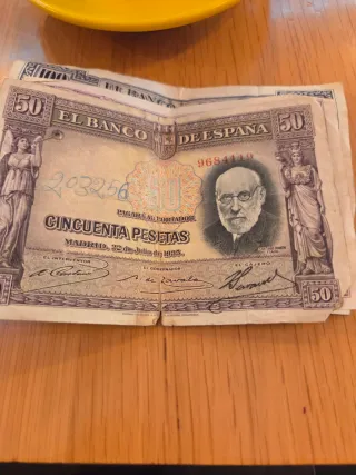 Billete 100 Pesetas España 1925 Felipe II