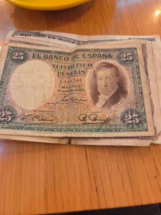 Billete 100 Pesetas España 1925 Felipe II