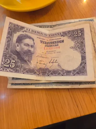 Billete 100 Pesetas España 1925 Felipe II