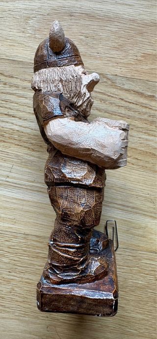 Gran Figura Vikingo Vintage 23cm - Made in Denmark