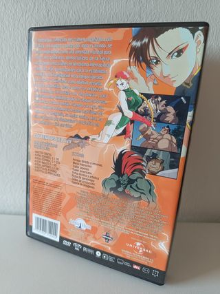 Street Fighter II DVD slipcase anime retro