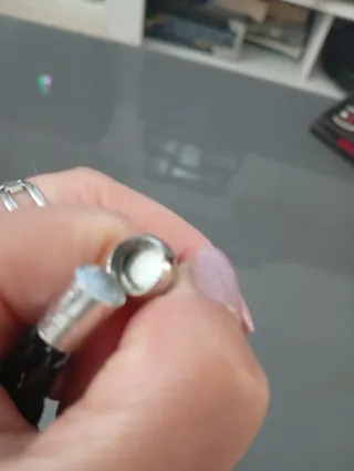 Braccialetto intrecciato da uomo con charm personalizzati