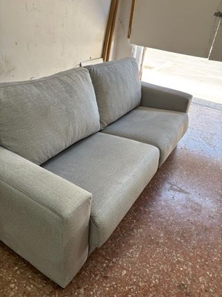 Sofá de 3 plazas gris