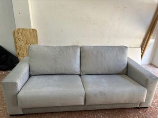 Sofá de 3 plazas gris