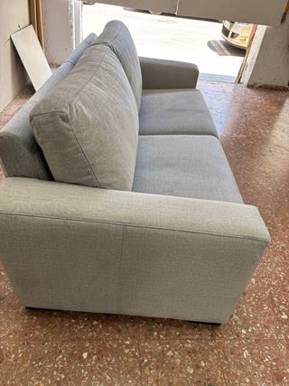 Sofá de 3 plazas gris