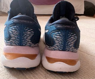 Zapatillas ASICS mujer azul y rosa