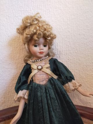 Muñeca de porcelana vintage 48 cm
