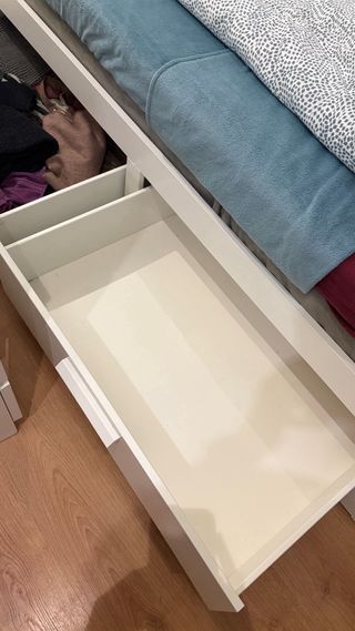 Cama nido con cajones de ikea Birmnes