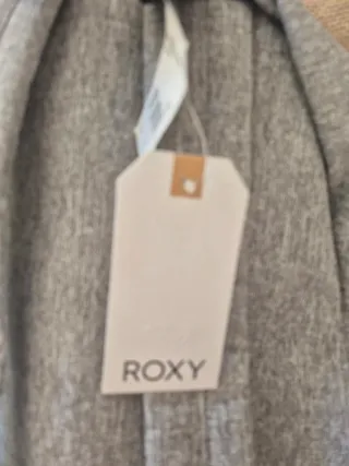 Mochila Roxy gris y rosa