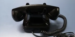 Teléfono Antiguo Baquelita CTNE Negro ref TB 55