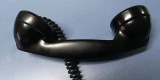 Teléfono Antiguo Baquelita CTNE Negro ref TB 55