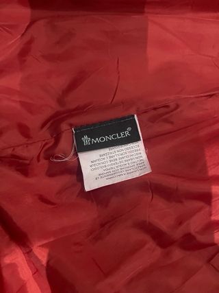 Giubbotto Moncler Rosso