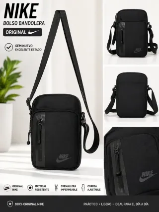 Bolso Bandolera Nike Negro Original