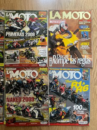 8 revistas la moto
