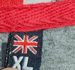 Felpa Admiral Vintage Nera/Giallo Fluo XL