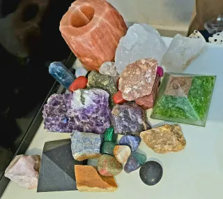 Lote Piedras Minerales Naturales Shungit Amatista