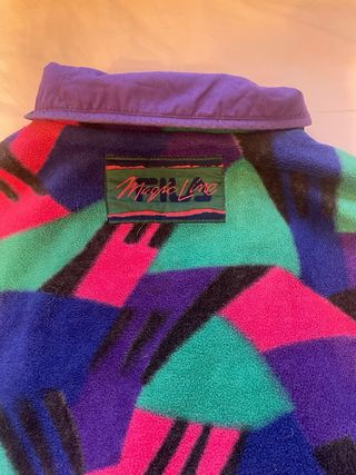 Chaqueta Fila Polar Vintage 90s Multicolor