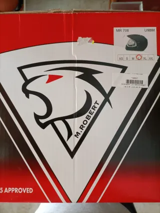 Casco Moto M.ROBERT Negro