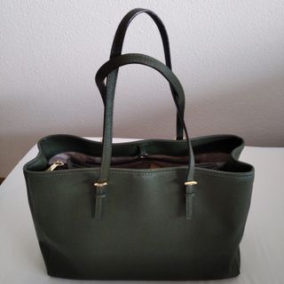 Bolso Michael Kors Verde y Dorado