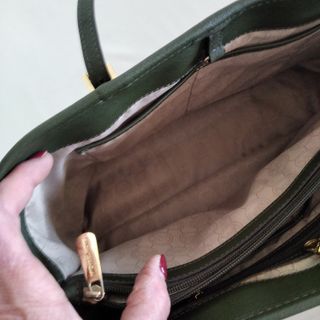 Bolso Michael Kors Verde y Dorado