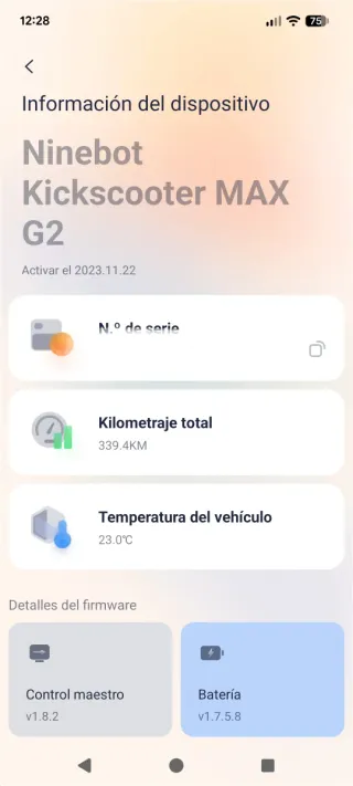 Patinete eléctrico Ninebot Segway Max G2