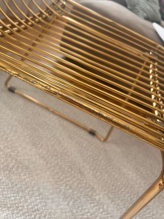 Silla dorada metal Maison du Monde
